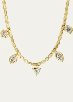 Dara KayeCosmic Confetti Multishape Charm Necklace
