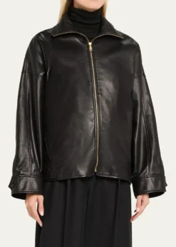 DARKPARKCeline Nappa Leather Aviator Jacket