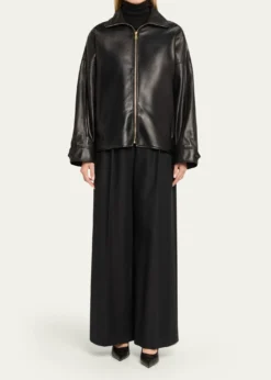 DARKPARKCeline Nappa Leather Aviator Jacket