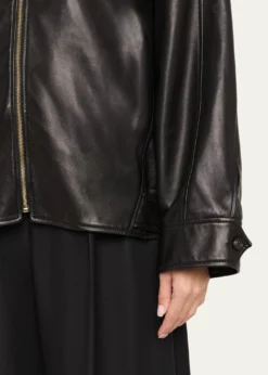 DARKPARKCeline Nappa Leather Aviator Jacket