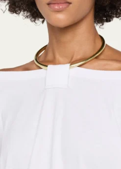 DARKPARKErin Necklace Off-The-Shoulder Top