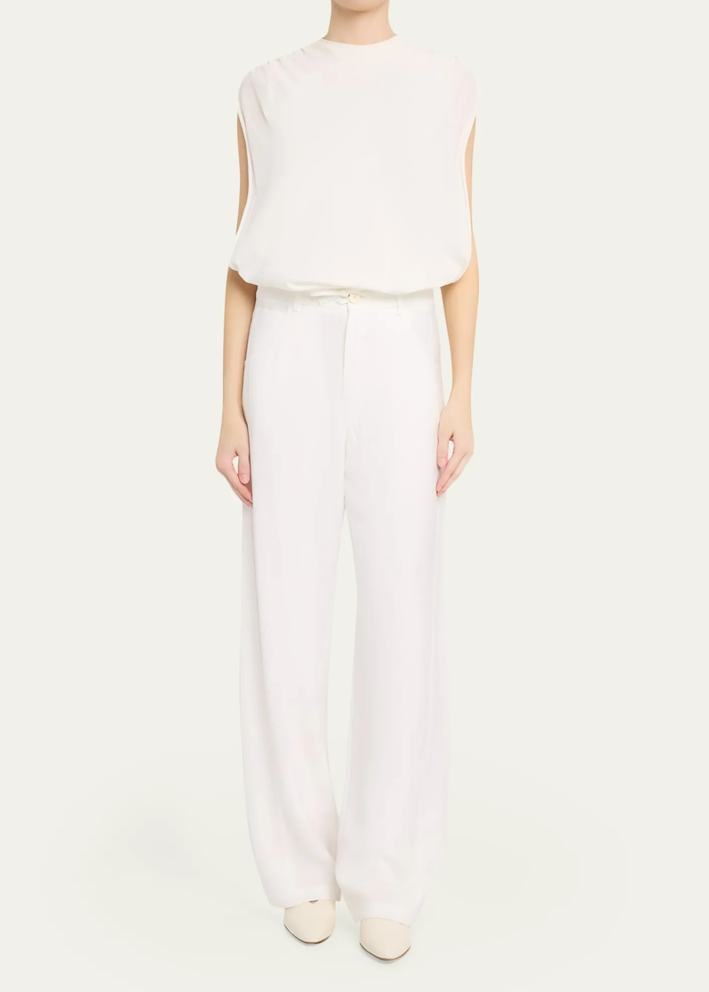 DARKPARKIris Drawstring Viscose-Twill Pants