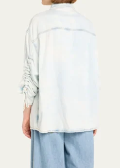 DARKPARKKeanu Ruched Denim Shirt