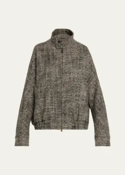 DARKPARKLee Oversized Herringbone Bomber Jacket