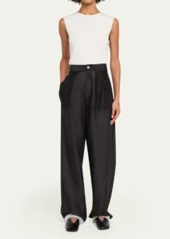 DARKPARKPhebe Double Sided Wide-Leg Pants with Chain