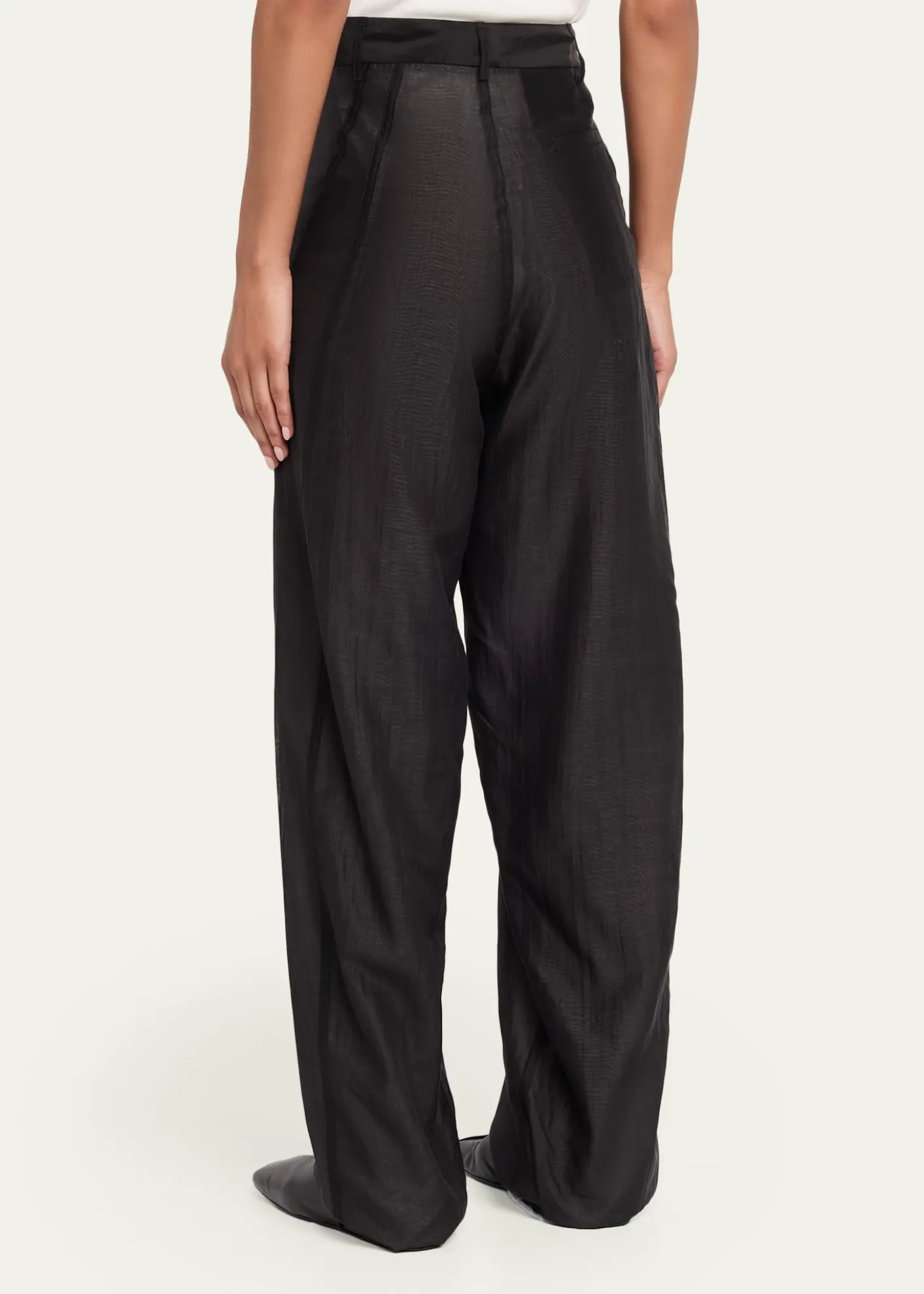 DARKPARKPhebe Double Sided Wide-Leg Pants with Chain