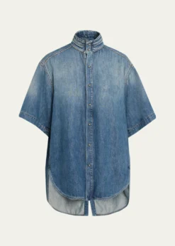 DARKPARKRoberta Short-Sleeve Denim Shirt