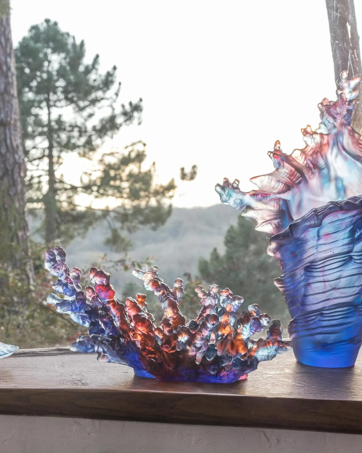DaumCoral Sea Medium Bowl, Blue/Red