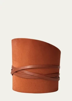DehancheCavallino Calfskin Leather Corset