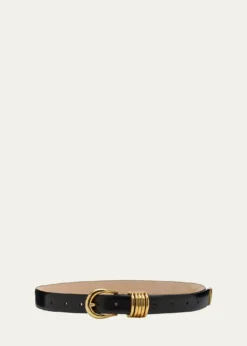 DehancheHollyhock Triple Wrap Calf Leather Medium Belt