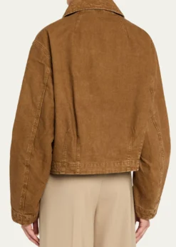 6397Denim Flight Jacket