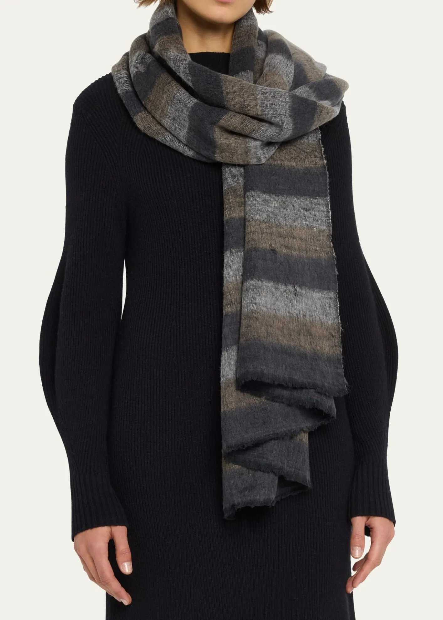 Denis ColombHokkaido Color-Block Shawl