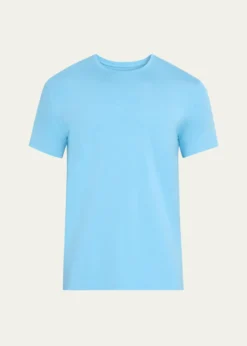Derek RoseMen's Basel Micro Modal Stretch Crewneck T-Shirt
