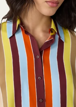 Diane von FurstenbergAlexa Striped Silk Shirt