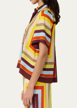 Diane von FurstenbergAlexa Striped Silk Shirt