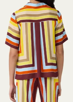 Diane von FurstenbergAlexa Striped Silk Shirt