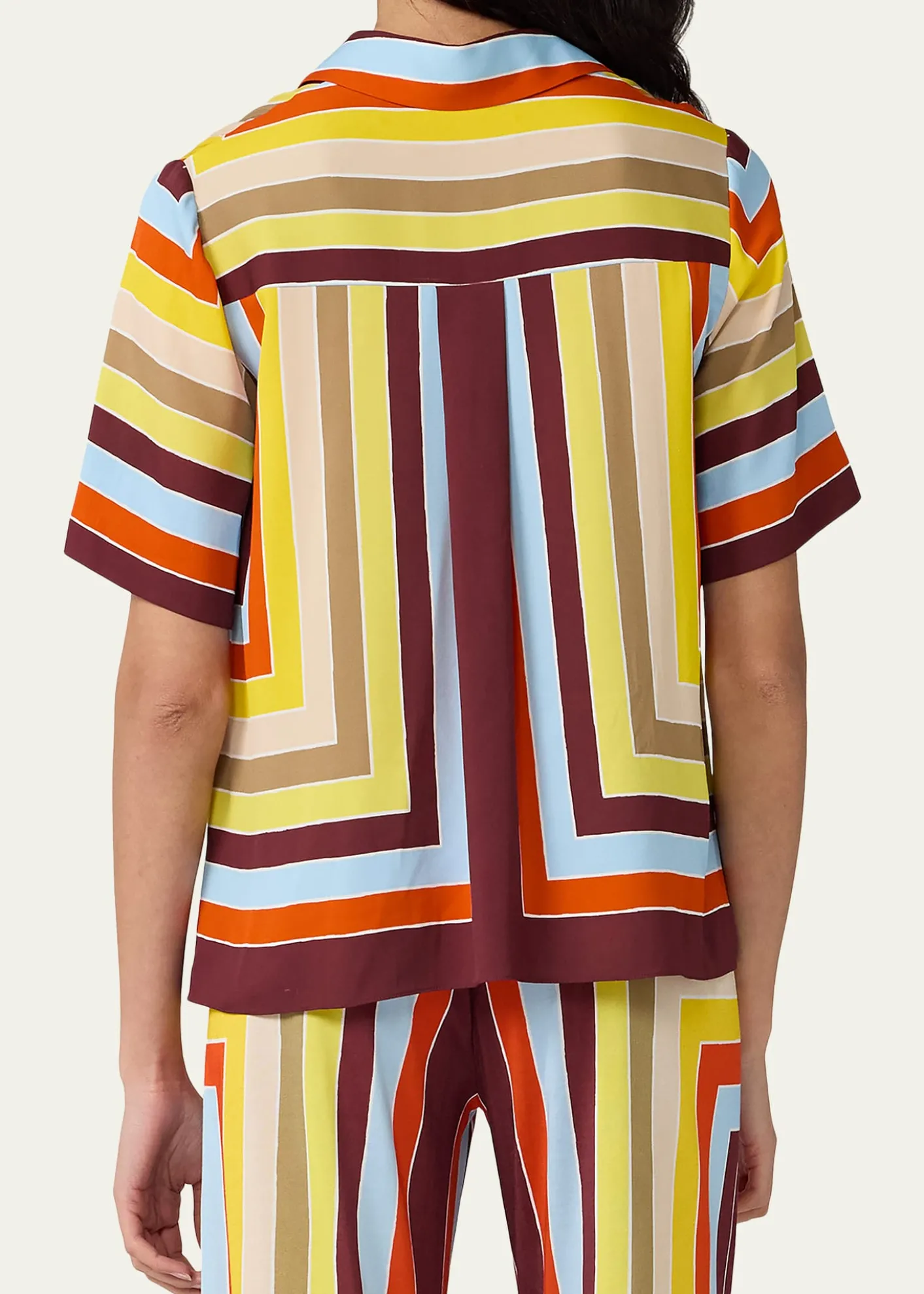 Diane von FurstenbergAlexa Striped Silk Shirt