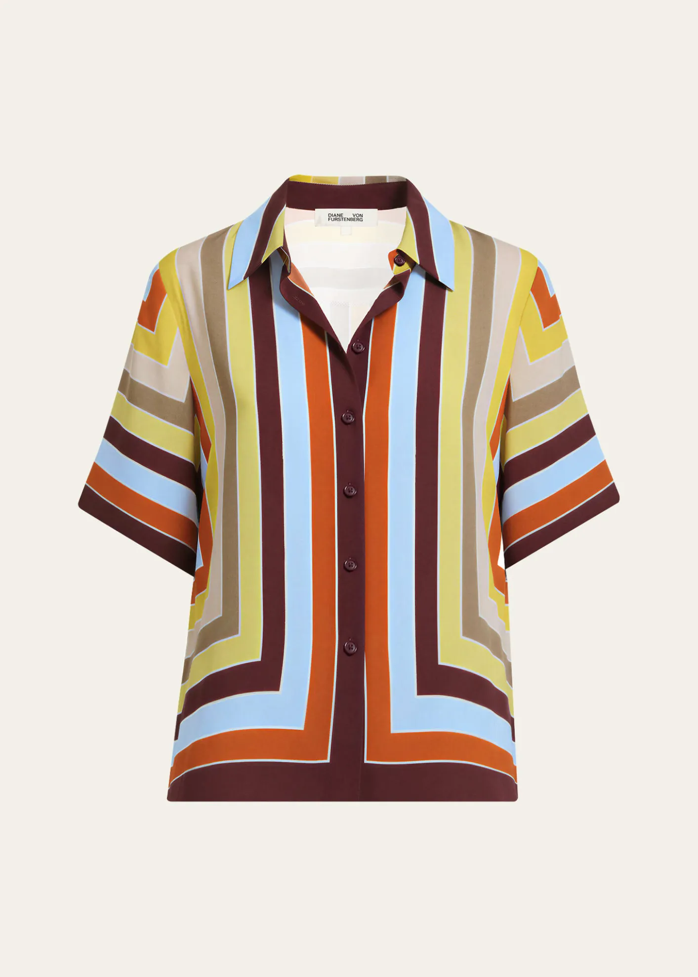 Diane von FurstenbergAlexa Striped Silk Shirt