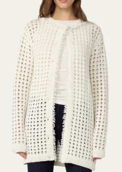 Diane von FurstenbergCelestina Fringed Open-Stitch Cardigan