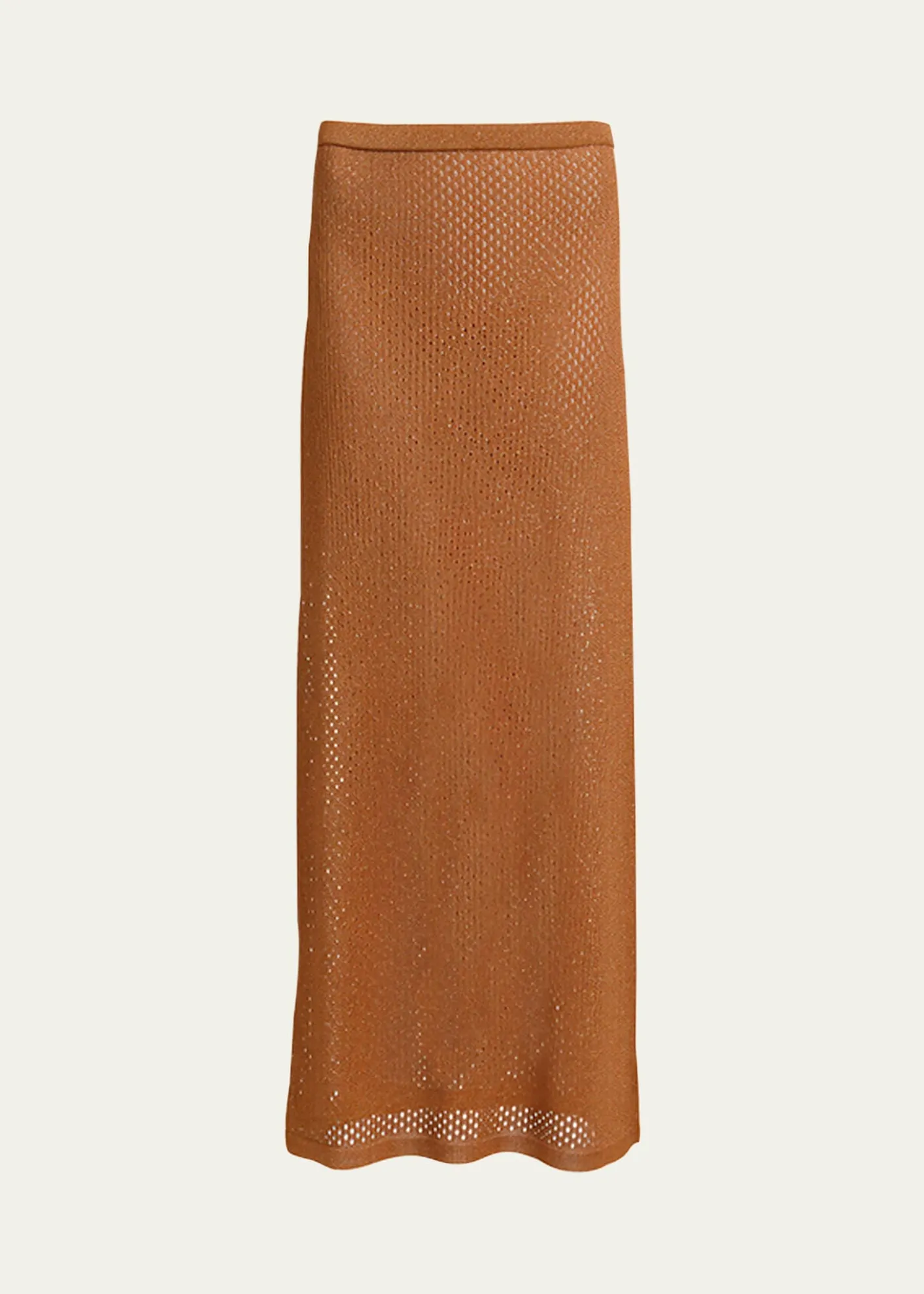 Diane von FurstenbergHarmon Straight Shimmer Mesh Knit Maxi Skirt