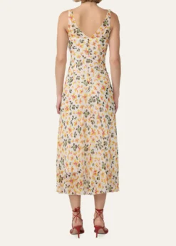 Diane von FurstenbergJules Shimmer Floral-Print Midi Dress