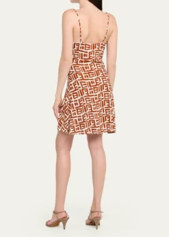 Diane von FurstenbergKai Geometric-Print Jersey Mini Dress