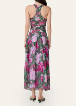 Diane von FurstenbergLorna Ruched Floral-Print Midi Dress