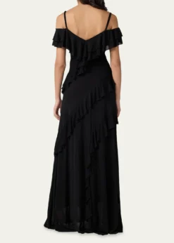 Diane von FurstenbergSofia Ruffle Cold-Shoulder Maxi Dress