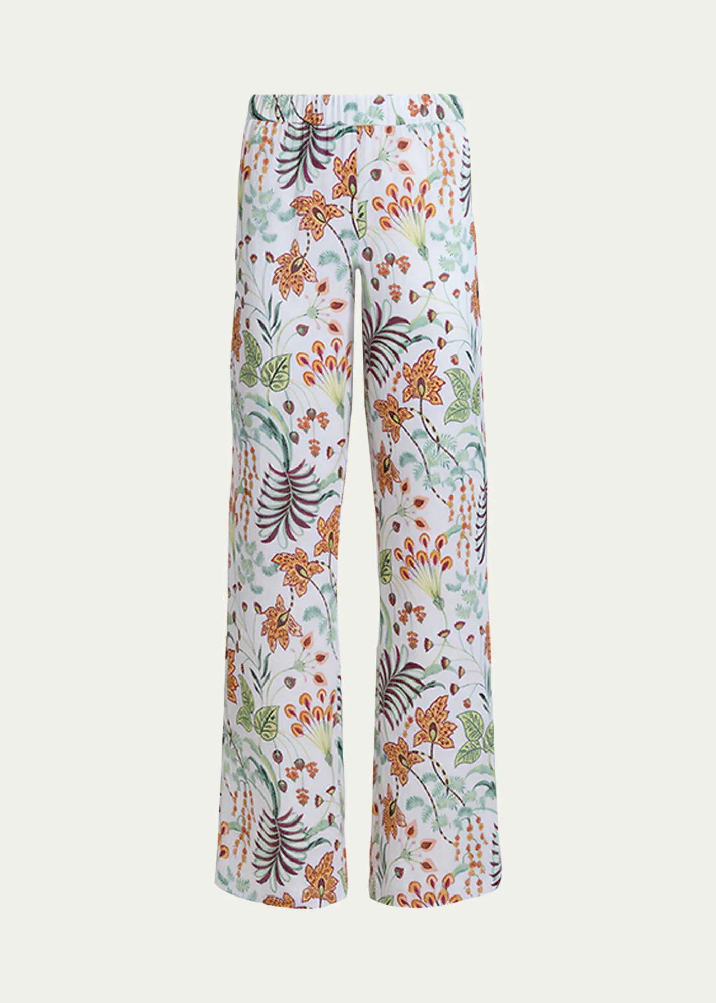Diane von FurstenbergVerick Floral-Print Chiffon Pants
