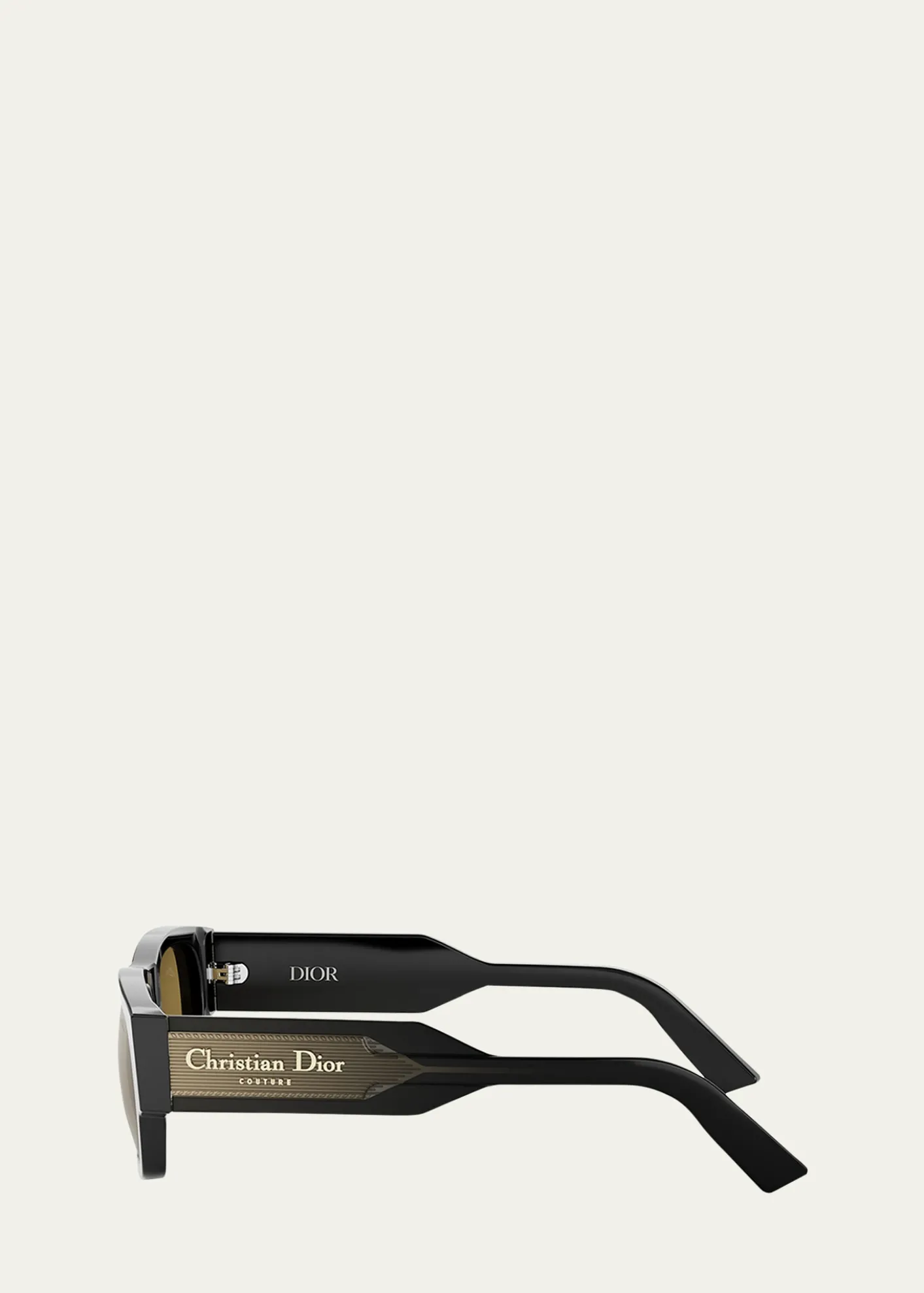 DiorChristian Dior Label S1I Rectangular Sunglasses