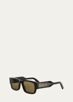 DiorChristian Dior Label S1I Rectangular Sunglasses