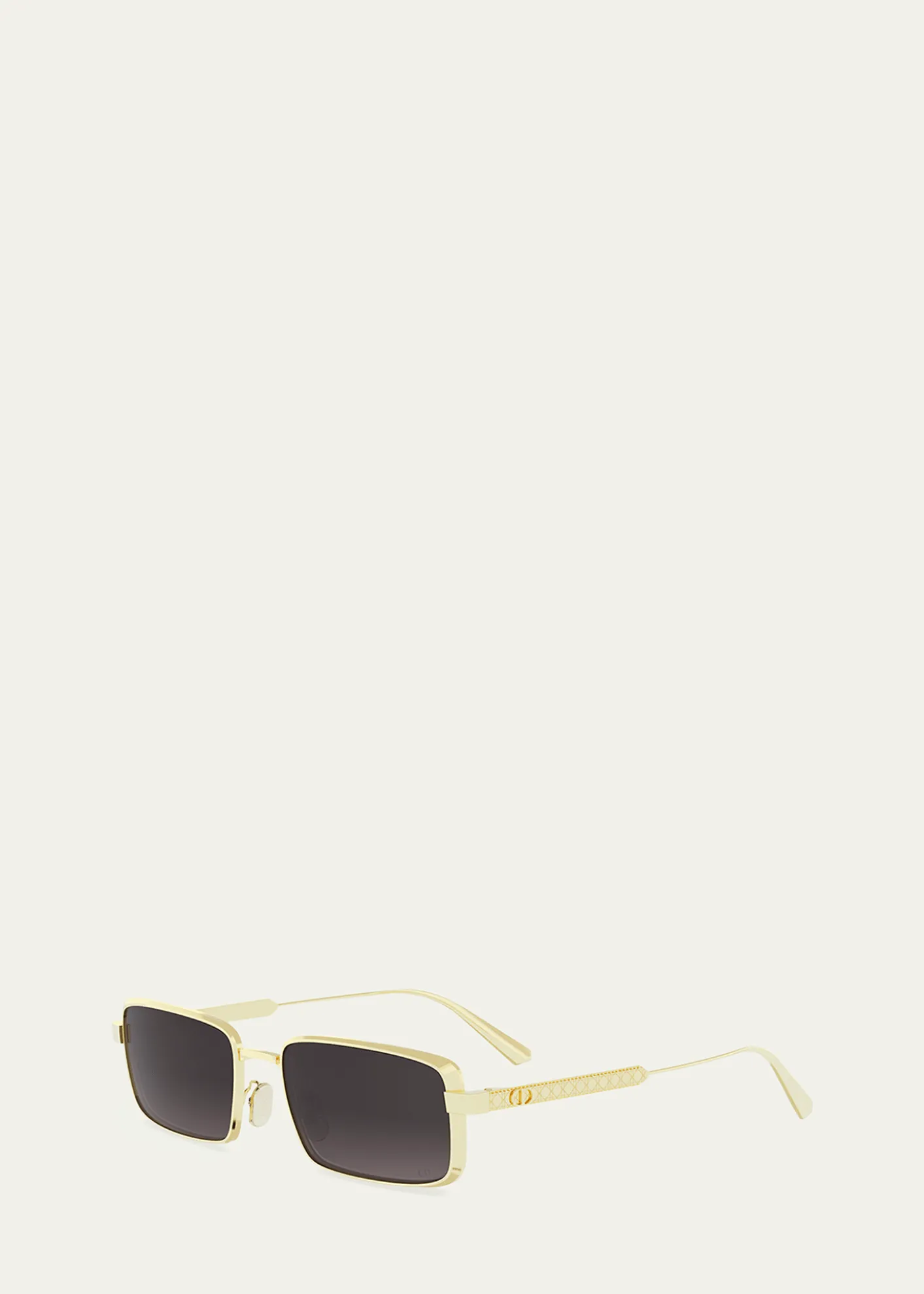 DiorDiorCannage S2U 55MM Rectangular Sunglasses