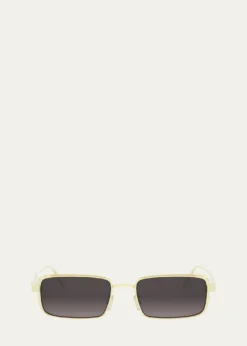 DiorDiorCannage S2U 55MM Rectangular Sunglasses