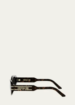 DiorDiorSignature B8U Acetate Oval Sunglasses
