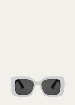DiorVeryDior S1I Openwork Acetate Square Sunglasses
