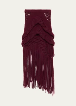 DiotimaMedusa Fringe Knit Skirt