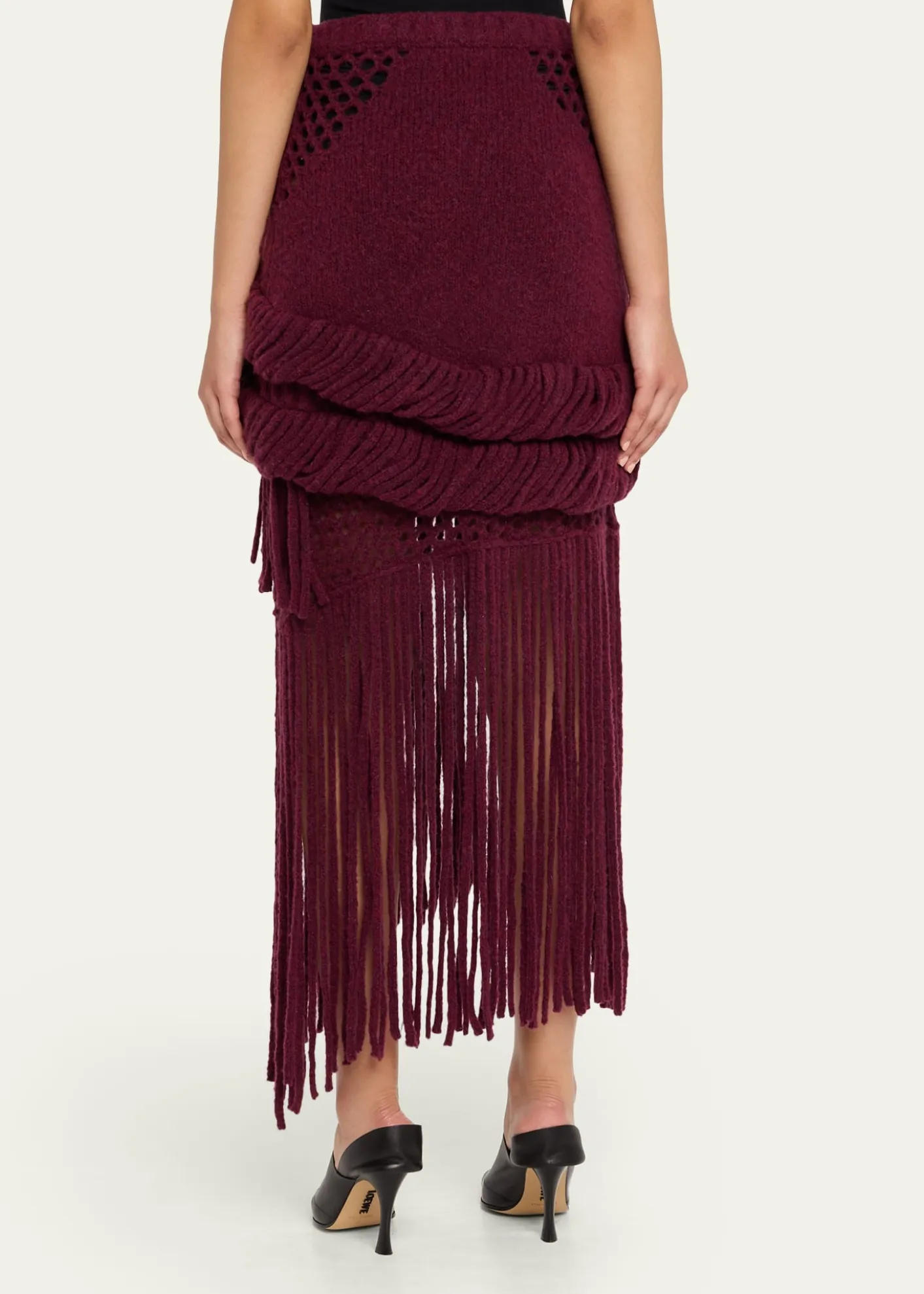 DiotimaMedusa Fringe Knit Skirt
