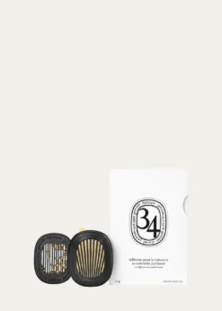 DIPTYQUE34 Boulevard Saint Germain Car Fragrance Diffuser and Refill Insert Set, 0.07 oz.