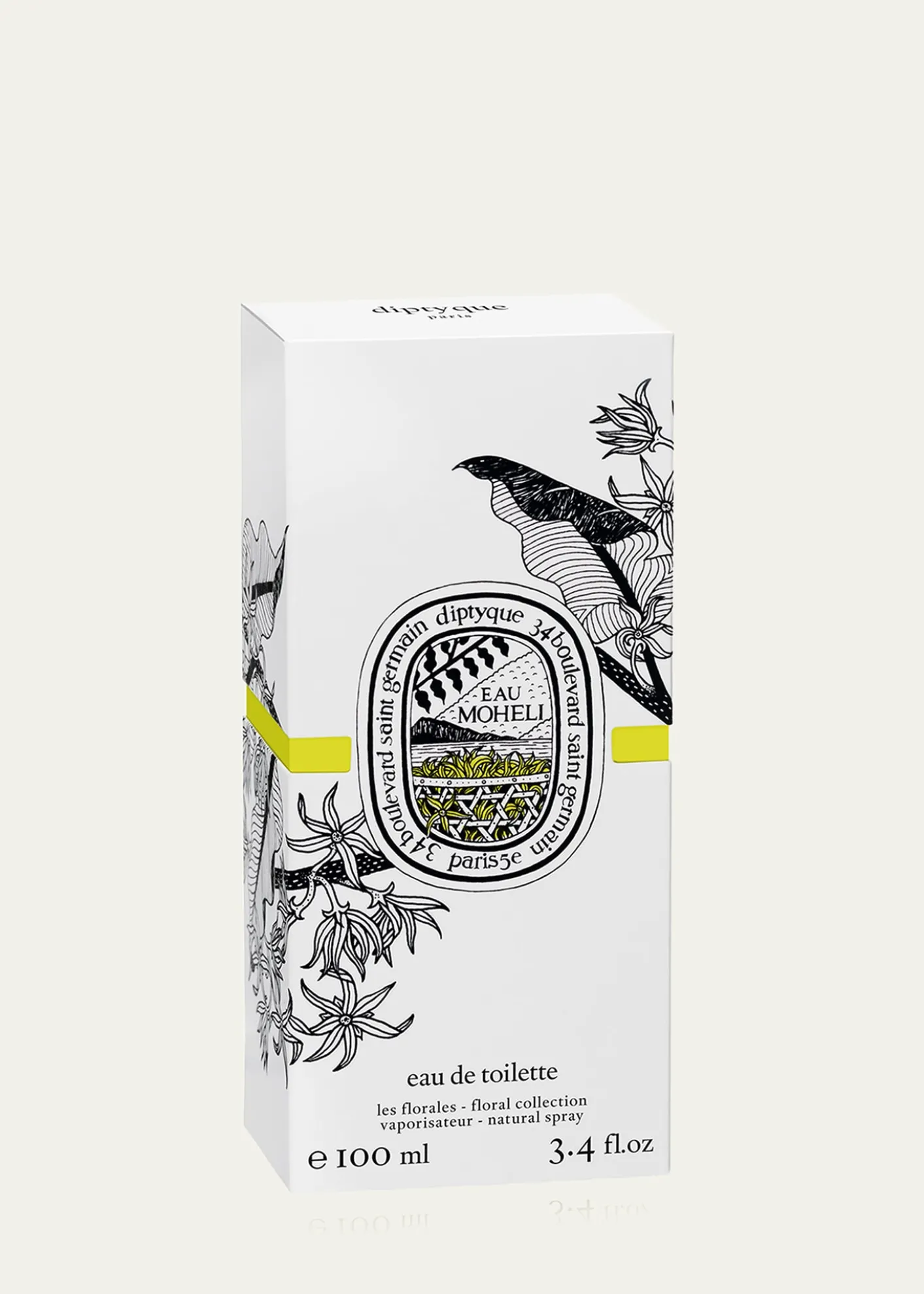 DIPTYQUEEau Moheli Eau de Toilette, 3.4 oz./ 100 mL
