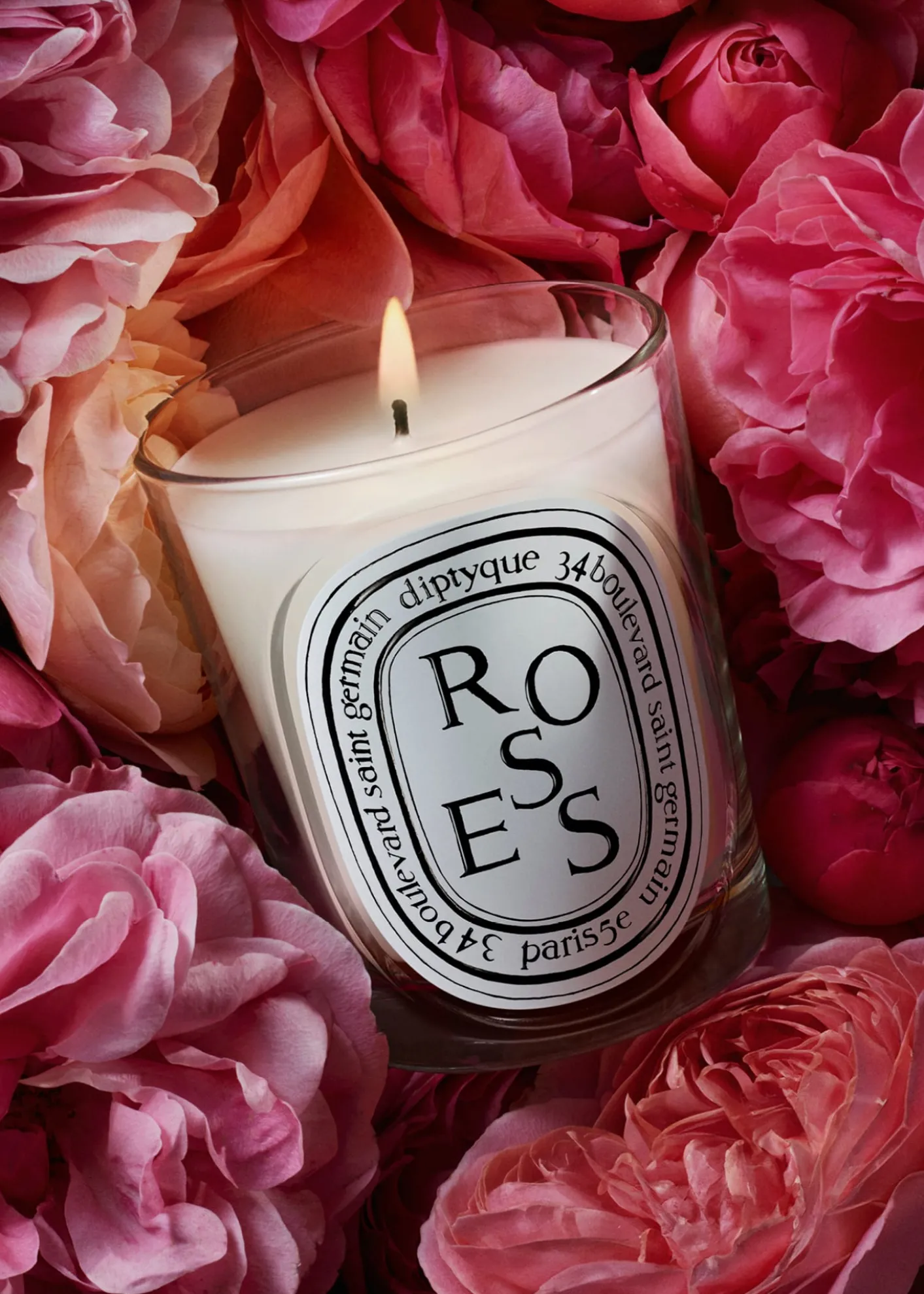 DIPTYQUERoses Classic Candle, 6.7 oz.