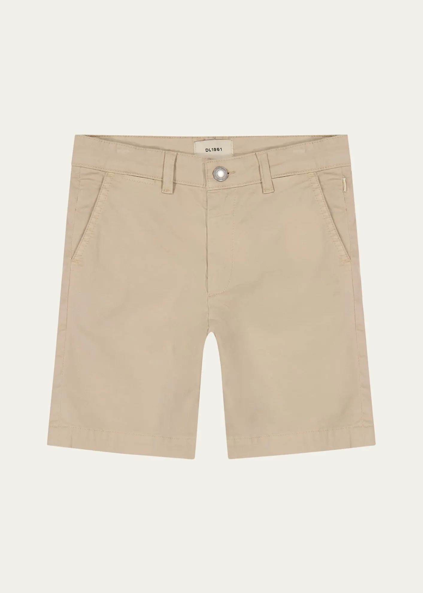 DL1961Boy's Jacob Cotton Twill Shorts, Size 8-14