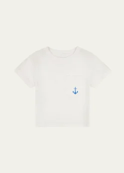 DL1961Girl's Anchor Graphic T-Shirt, Size S-L