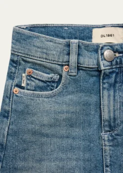 DL1961Girl's Jenny Denim Mini Skirt, Size 7-14