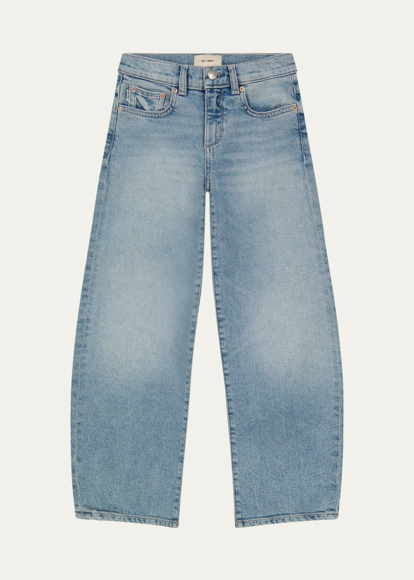 DL1961Girl's Lilia Barrel Jeans, Size 7-16