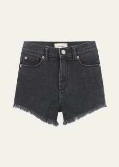 DL1961Girl's Lucy Raw Edge Hem Shorts, Size 7-16