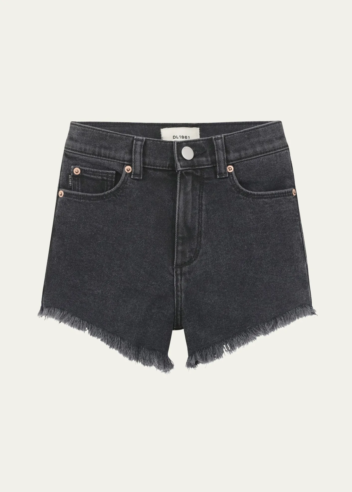 DL1961Girl's Lucy Raw Edge Hem Shorts, Size 7-16