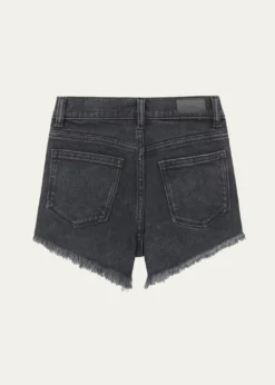DL1961Girl's Lucy Raw Edge Hem Shorts, Size 7-16