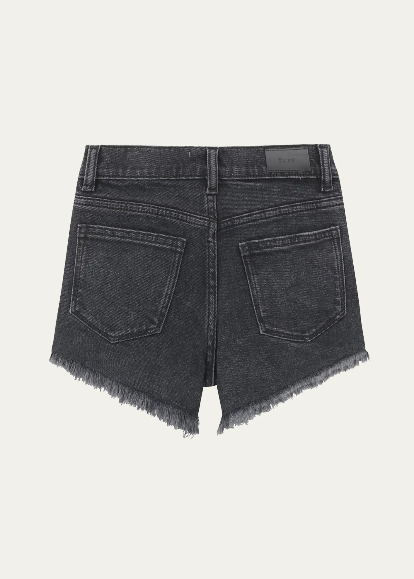 DL1961Girl's Lucy Raw Edge Hem Shorts, Size 7-16