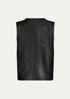 DL1961Girl's Vicki Leather Vest, Size S-L