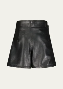 DL1961Girl's Lola Leather Pleated Skirt, Size 10-16
